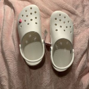 NWT White Classic Clogs